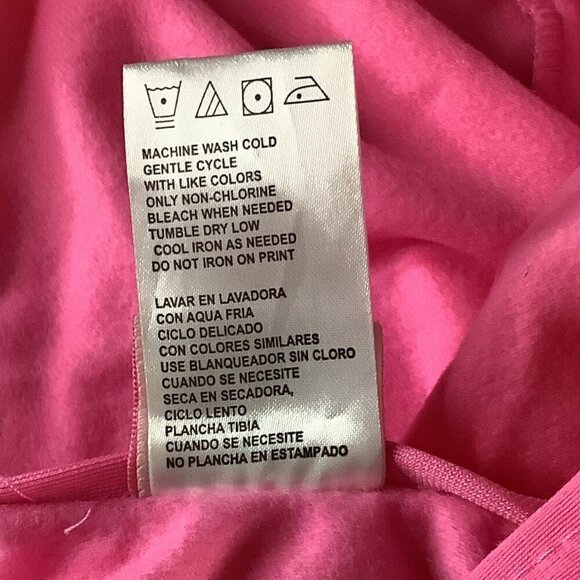 Pony Baby Girl 12M Sweatsuit Pink & Blue Hoodie Pants Set Polyester Graphic - Picture 7 of 10